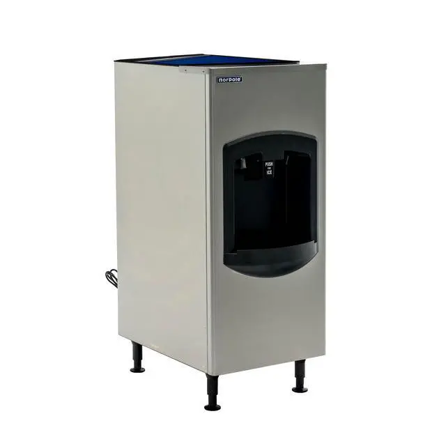 Alt view image 2 of 4 - Commercial 350 lbs. Freestanding Ice Dispensing Bin in Stainless Steel
