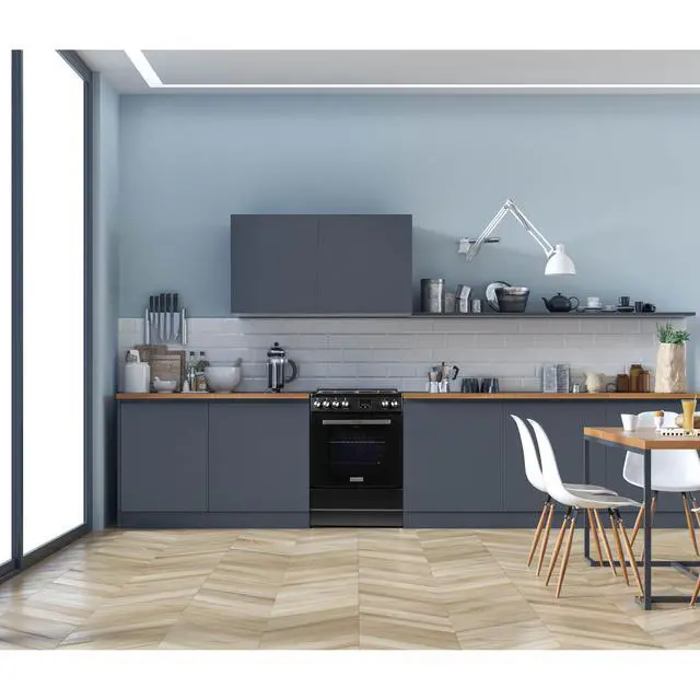 Alt view image 5 of 5 - 24 in. 4-Burner Freestanding Gas Range in Black