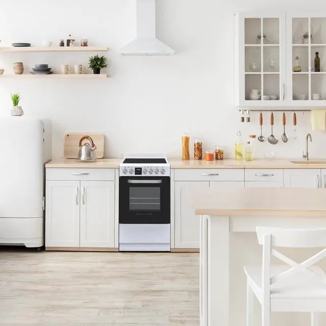 Alt view image 2 of 2 - 20 in. 4-Burner Freestanding Electric Range in White