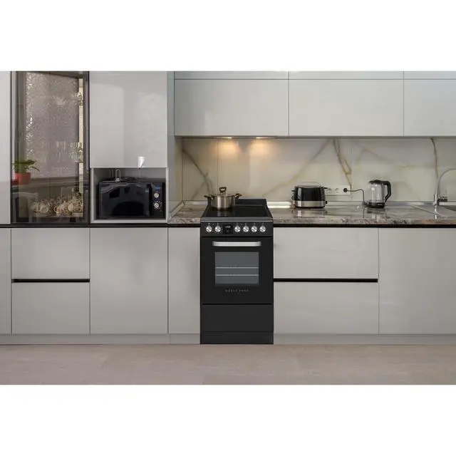 Alt view image 2 of 2 - 20 in. 4-Burner Freestanding Electric Range in Black
