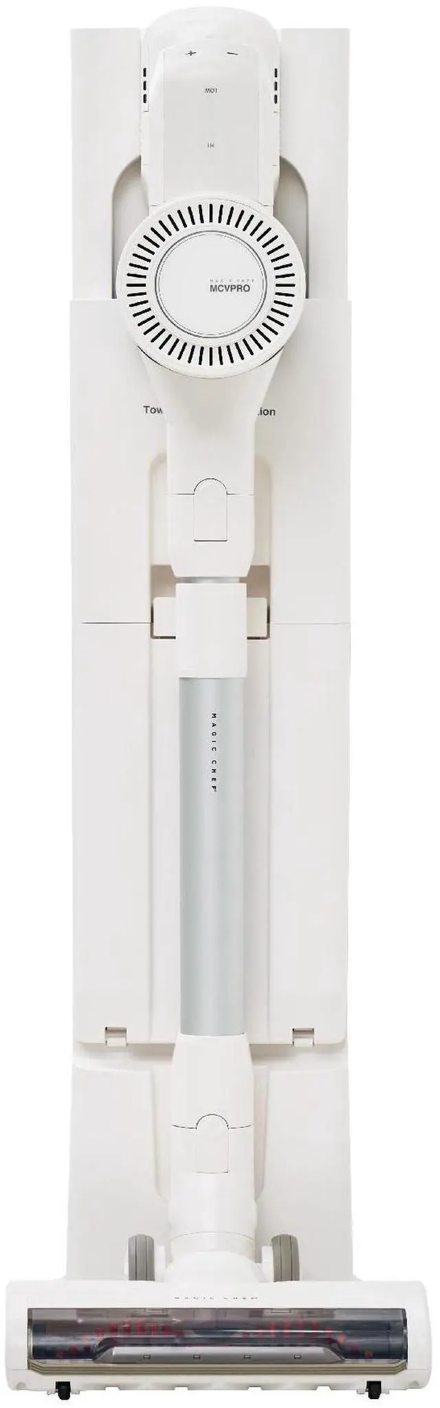 Main image of Bagless Cordless Stick Vacuum Self-Cleaning with Charging Tower in White
