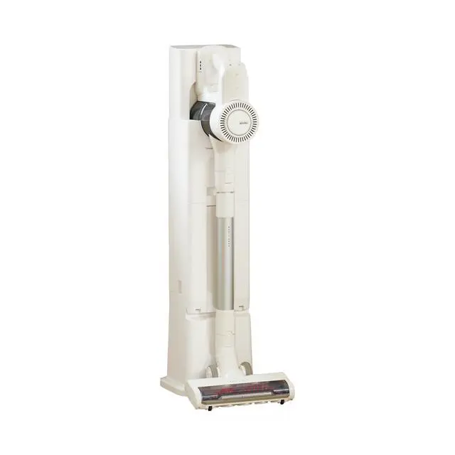 Alt view image 3 of 5 - Bagless Cordless Stick Vacuum Self-Cleaning with Charging Tower in White