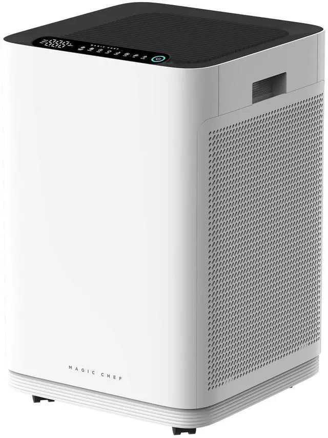 Alt view image 2 of 6 - 1937 Sq. Ft. Dual HEPA Filter Air Purifier, in White