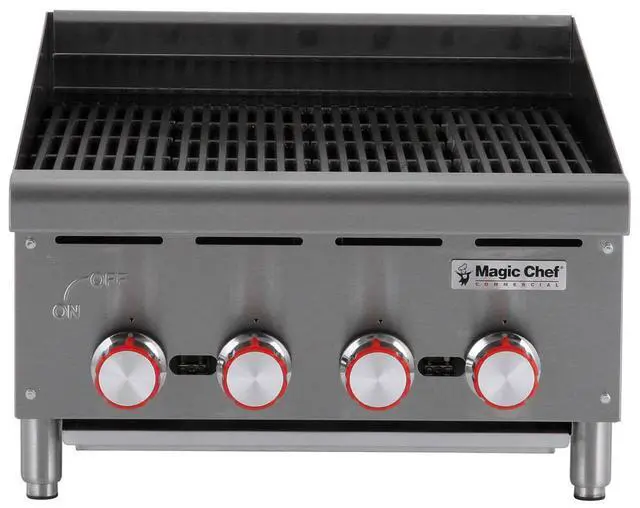 Main image of 24 in. Commercial Countertop Radiant Charbroiler in Stainless Steel