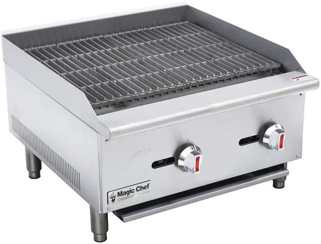 Main image of 24 in. Commercial Countertop Radiant Charbroiler in Stainless Steel