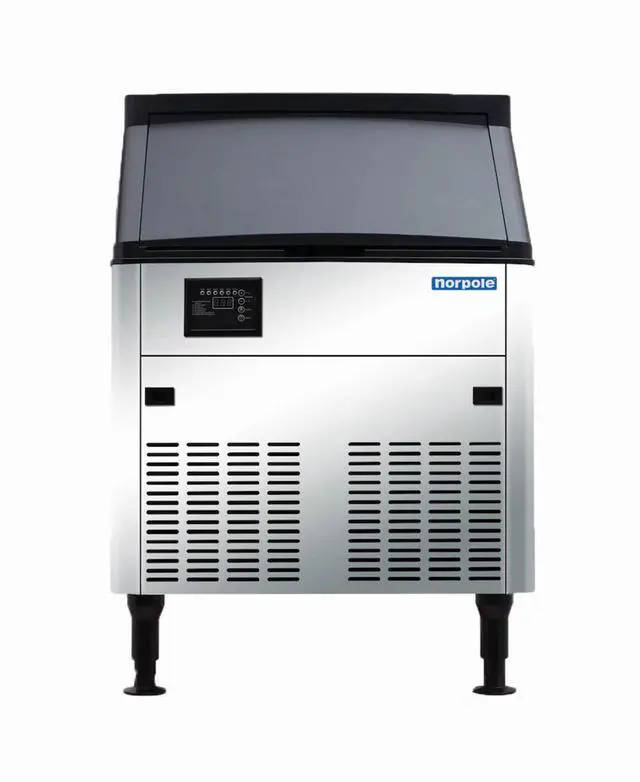 Main image of Commercial 210 lbs. Freestanding Ice Maker in Stainless Steel
