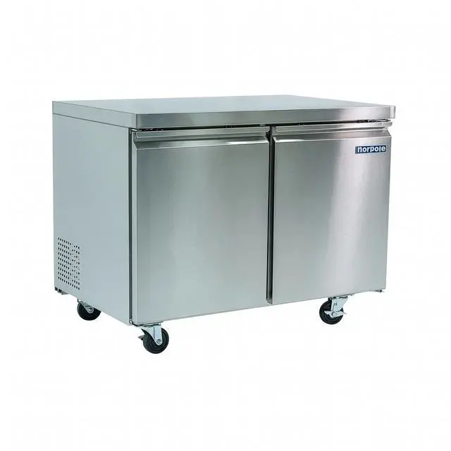 Alt view image 2 of 3 - Commercial 36 in. 8.9 cu. ft. Auto Defrost Under Counter Freezer in Stainless Steel