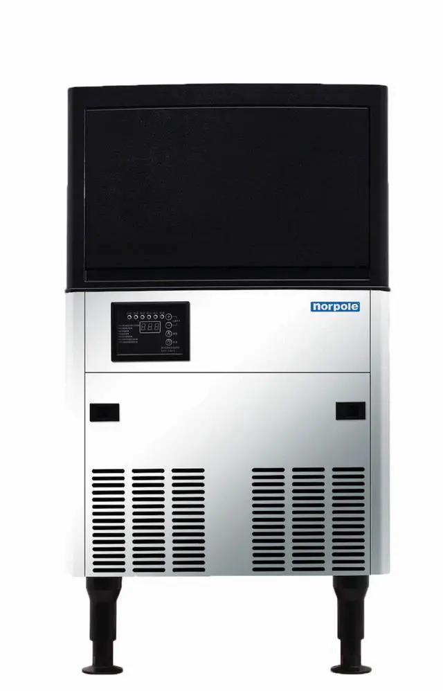Main image of Commercial 120 lbs. Freestanding Ice Maker in Stainless Steel