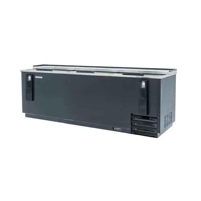 Alt view image 3 of 5 - Commercial 95 in. 16 cu. ft. Bottle Cooler in Black