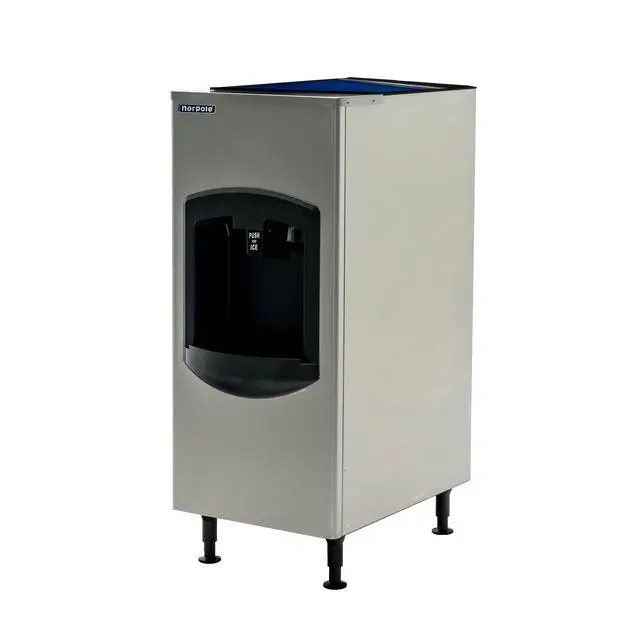 Alt view image 3 of 4 - Commercial 350 lbs. Freestanding Ice Dispensing Bin in Stainless Steel