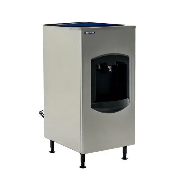 Alt view image 2 of 3 - Commercial 500 lb. Freestanding Ice Dispensing Bin in Stainless Steel