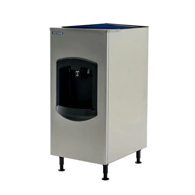 Alt view image 3 of 3 - Commercial 500 lb. Freestanding Ice Dispensing Bin in Stainless Steel