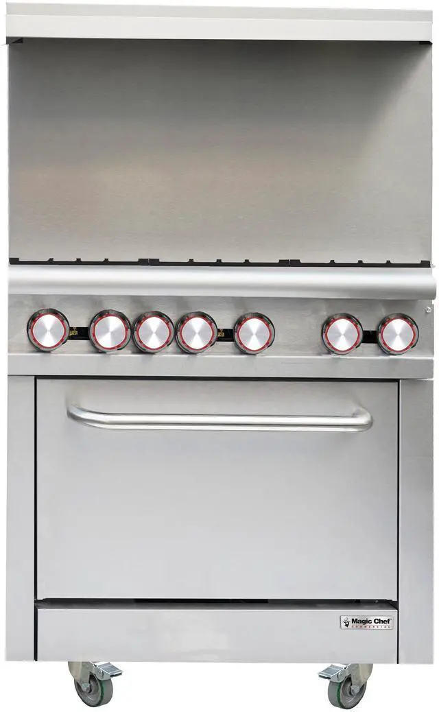 Main image of 36 in. Commercial Gas Range in Stainless Steel