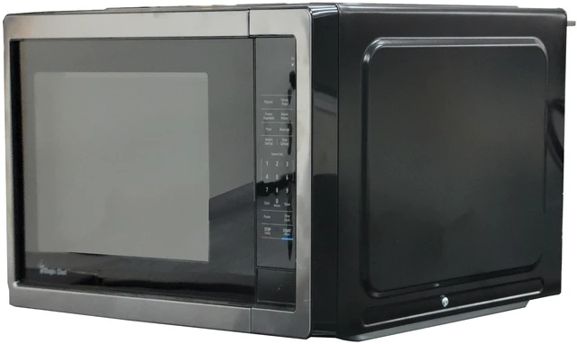Alt view image 3 of 6 - 1.1 cu. ft. Countertop Microwave in Stainless Steel with Digital Touch