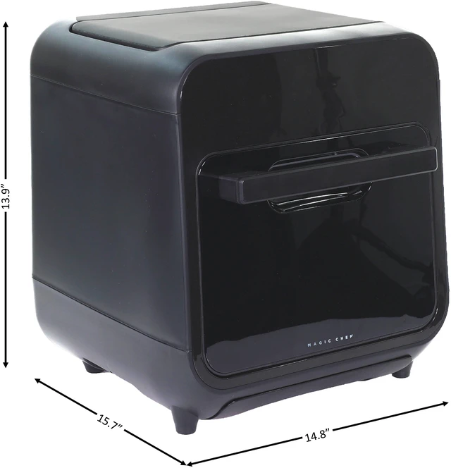 Alt view image 2 of 4 - 15.9 qt. 3-in-1 Air Fryer Oven with Steam, in Black