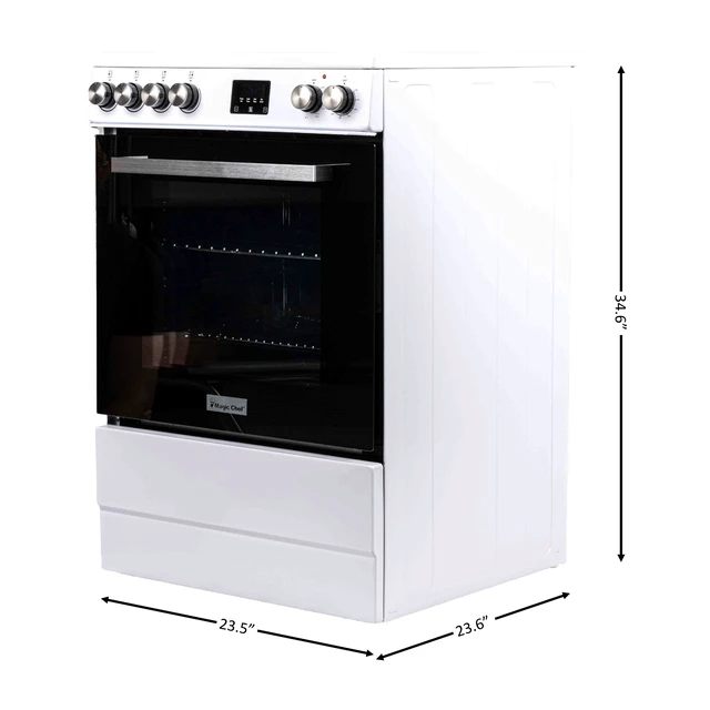 Alt view image 4 of 5 - 24 in. 4 Burner Element Freestanding Electric Range in White