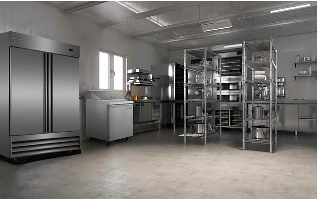 Alt view image 6 of 6 - Commercial 48 cu. ft. Refrigerator in Stainless Steel