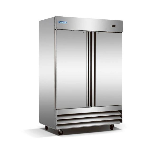Main image of Commercial 48 cu. ft. 2-Door Upright Reach-In Freezer in Stainless Steel