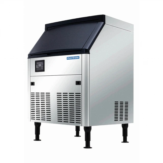 Alt view image 2 of 4 - Commercial 160 lbs. Freestanding Ice Maker in Stainless Steel