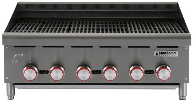 Main image of 36 in. Commercial Countertop Radiant Charbroiler in Stainless Steel