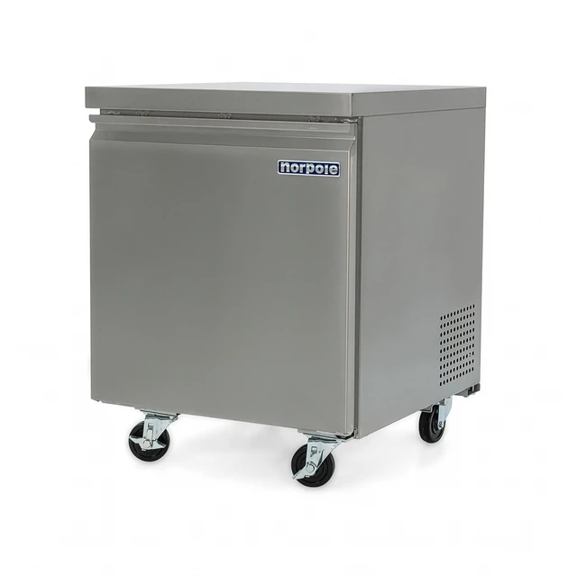 Alt view image 4 of 6 - Commercial 6 cu. ft. Under Counter Refrigerator in Stainless Steel