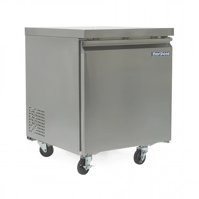 Alt view image 3 of 6 - Commercial 6 cu. ft. Under Counter Refrigerator in Stainless Steel