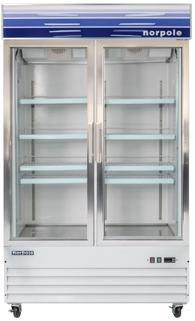 Main image of Commercial 53 in. 45 cu. ft. Merchandiser Glass Door Refrigerator in White