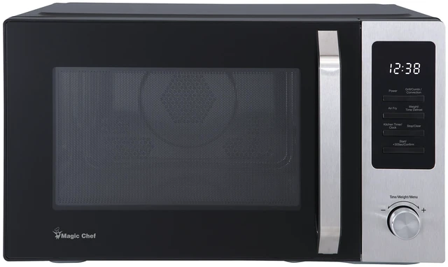 Main image of 1.0 cu. ft. Countertop Microwave in Stainless and Black with Air Fryer