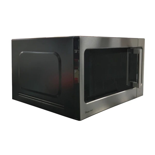 Alt view image 3 of 8 - 24.4 in. W. 2.2 cu. ft. Countertop Microwave Oven in Stainless Steel, with Gray Cavity