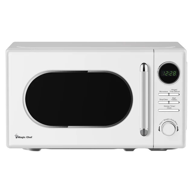Main image of 0.7 cu. ft. Retro Countertop Microwave in White