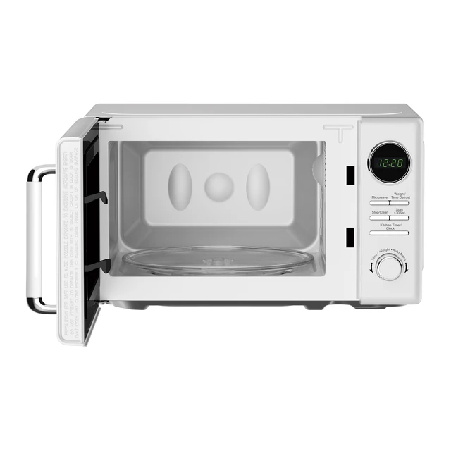 Alt view image 2 of 7 - 0.7 cu. ft. Retro Countertop Microwave in White