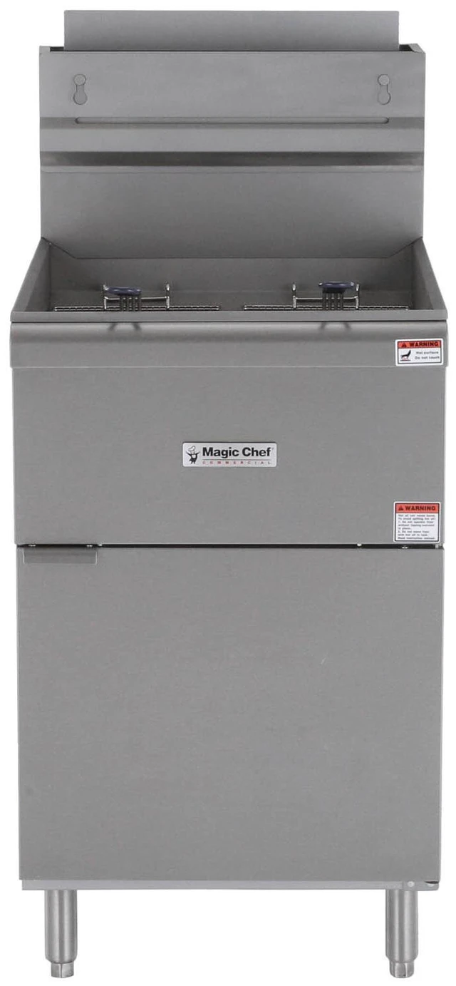 Main image of 52 Qt. 70 lb. Stainless Steel Commercial Propane Gas Fryer - 150, 000 BTU