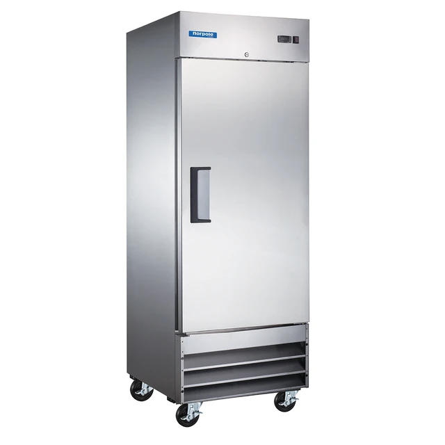 Alt view image 2 of 4 - Commercial 29 in. 19 cu. ft. Single Door Refrigerator in Stainless Steel