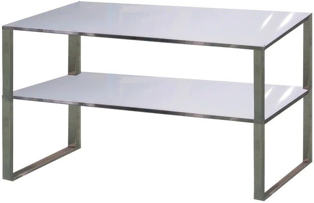 Main image of Commercial 70 in. Stainless Steel Kitchen Prep Table Overshelf