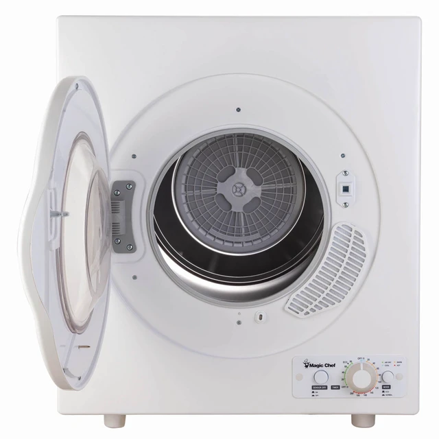 Alt view image 2 of 5 - 3.5 cu. ft. Compact Electric Dryer in White