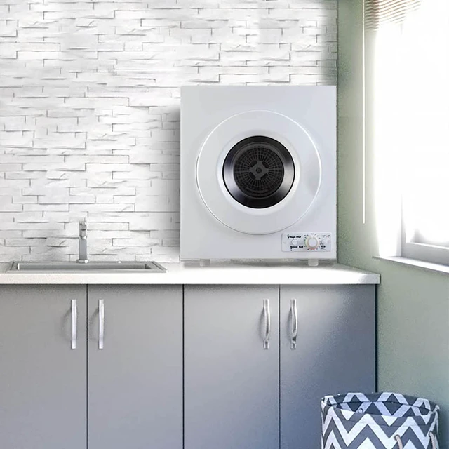 Alt view image 5 of 5 - 3.5 cu. ft. Compact Electric Dryer in White