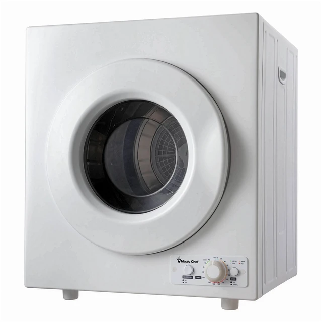 Alt view image 3 of 5 - 3.5 cu. ft. Compact Electric Dryer in White