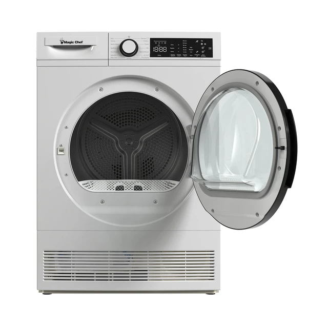 Alt view image 2 of 7 - 24 in. 4.0 cu.ft. Ventless, Condensing Front Load Stackable Electric Dryer in White