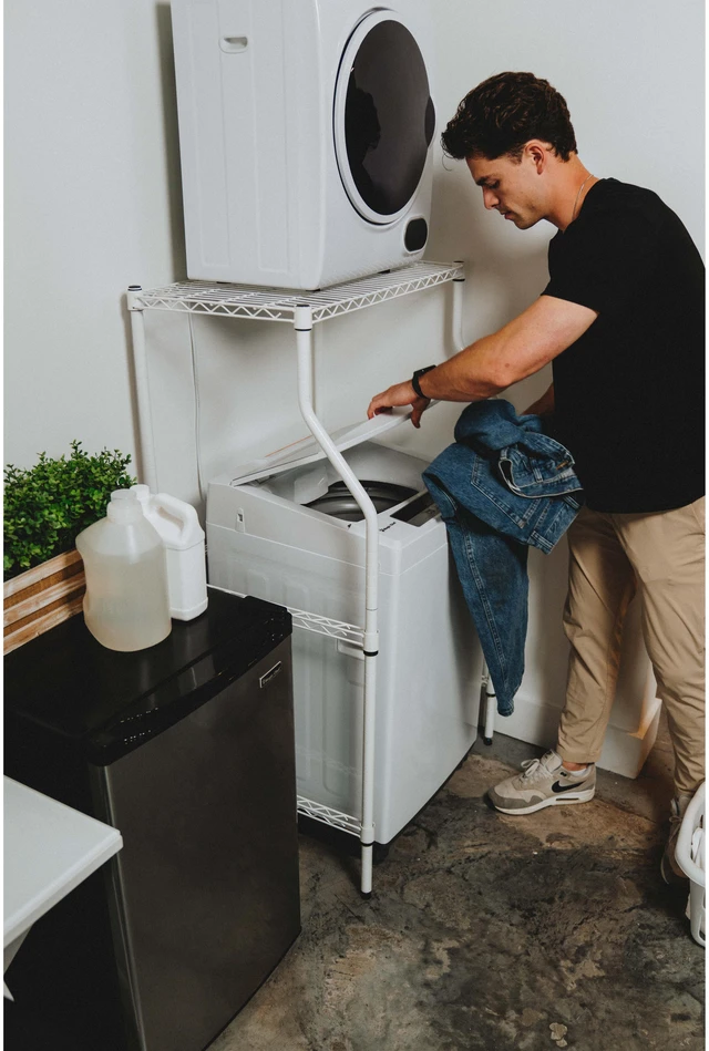 Alt view image 4 of 5 - 1.5 cu. ft. Vented Compact Electric Dryer in White with Sensor