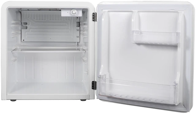 Alt view image 2 of 6 - 17.5 in. 1.6 cu. ft. Retro Mini Refrigerator in White, without Freezer