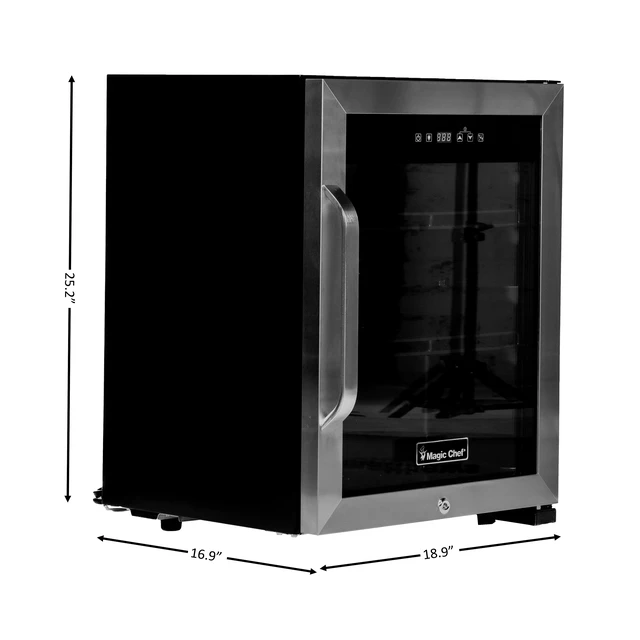 Alt view image 4 of 6 - Commercial 18.9 in. W. Single Zone 58 Can Cooler in Stainless Steel
