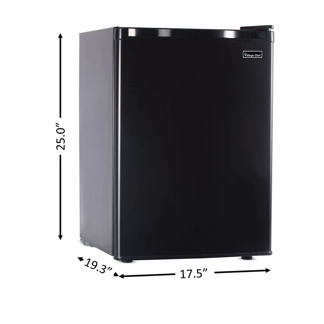 Alt view image 5 of 6 - 2.6 cu. ft. Mini Fridge in Black, ENERGY STAR