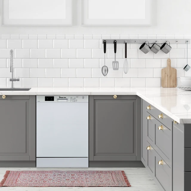 Alt view image 2 of 2 - 24 in. Front Control Built-in Tall Stainless Steel Tub Dishwasher in White
