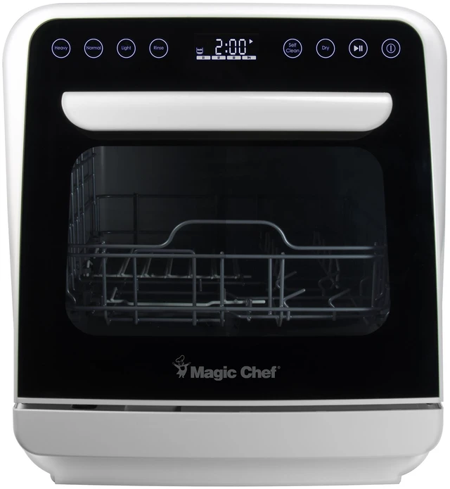 Main image of Mini Countertop Dishwasher in White with 3-Place Setting Capacity