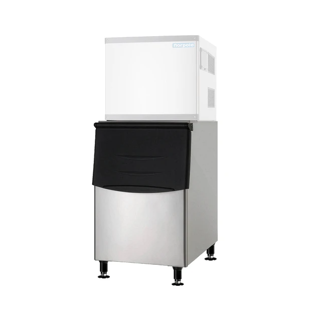 Alt view image 3 of 4 - Commercial 500 lbs. Freestanding Ice Maker Bin in Stainless Steel