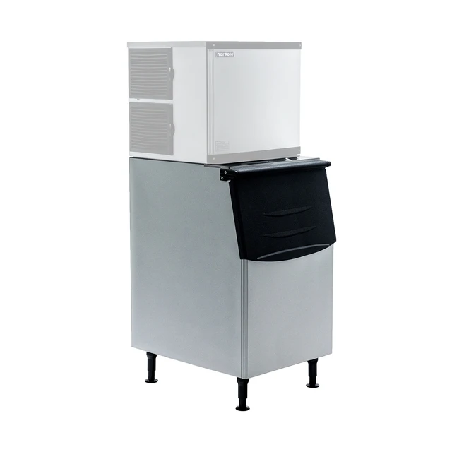 Alt view image 2 of 4 - Commercial 500 lbs. Freestanding Ice Maker Bin in Stainless Steel
