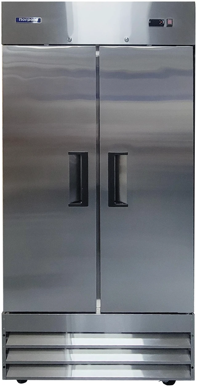 Main image of Commercial 27.6 cu. ft. Double Door Refrigerator in Stainless Steel