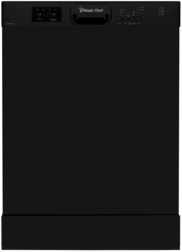 Main image of 24 in. Front Control Built-in Tall Stainless Steel Tub Dishwasher in Black