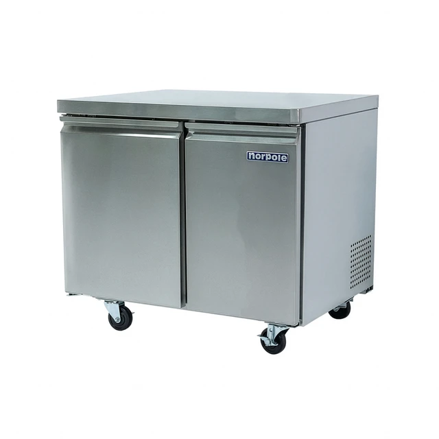 Alt view image 3 of 4 - Commercial 36 in. 8.9 cu. ft. Under Counter Refrigerator in Stainless Steel