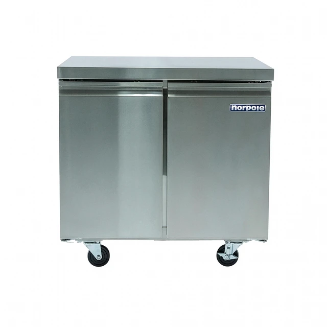 Main image of Commercial 36 in. 8.9 cu. ft. Under Counter Refrigerator in Stainless Steel